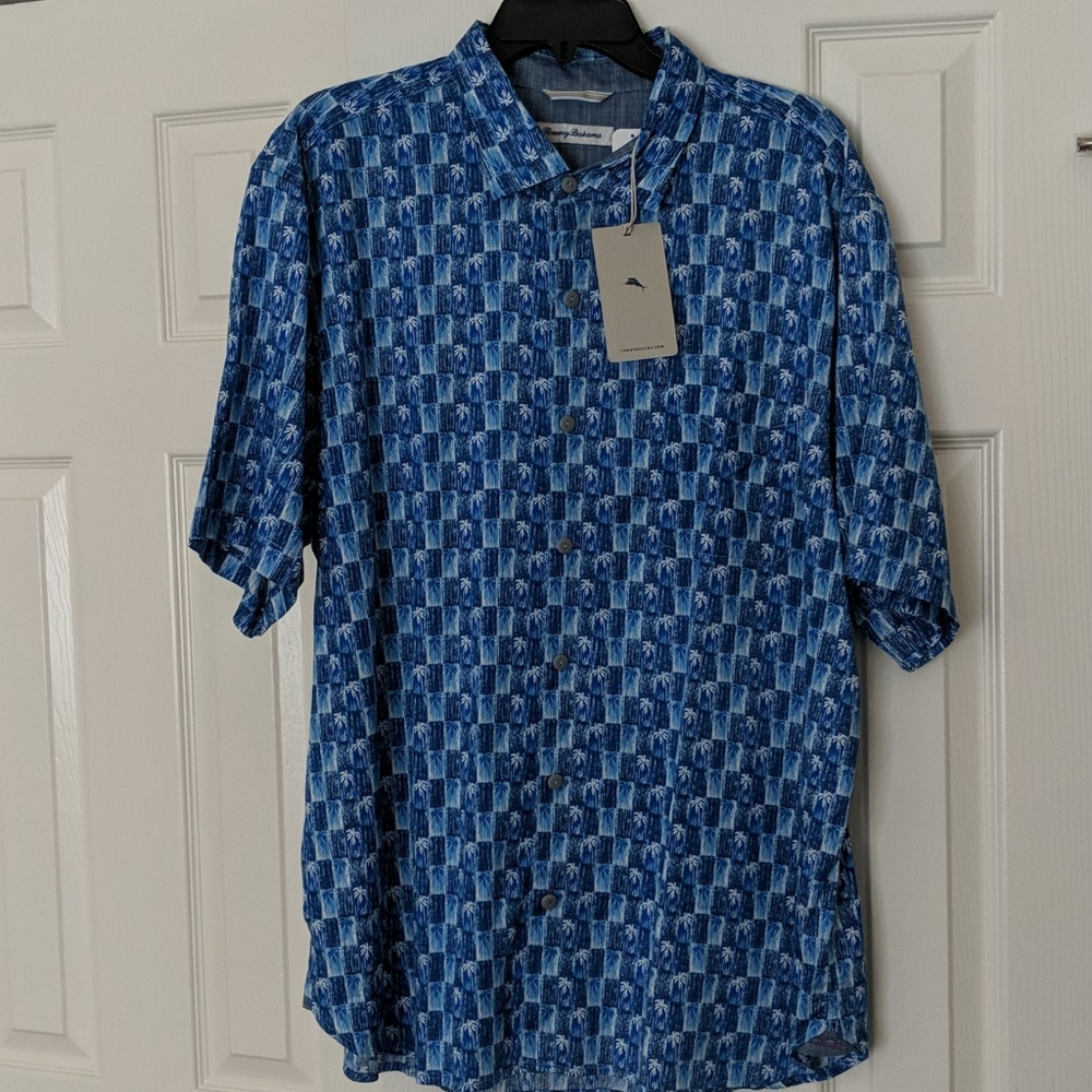 Tommy Bahama men's short sleeve button-up shirt